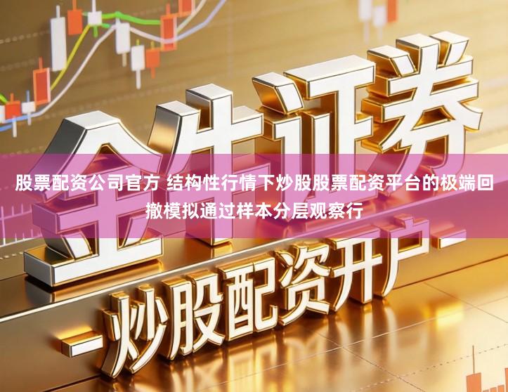 股票配资公司官方 结构性行情下炒股股票配资平台的极端回撤模拟通过样本分层观察行