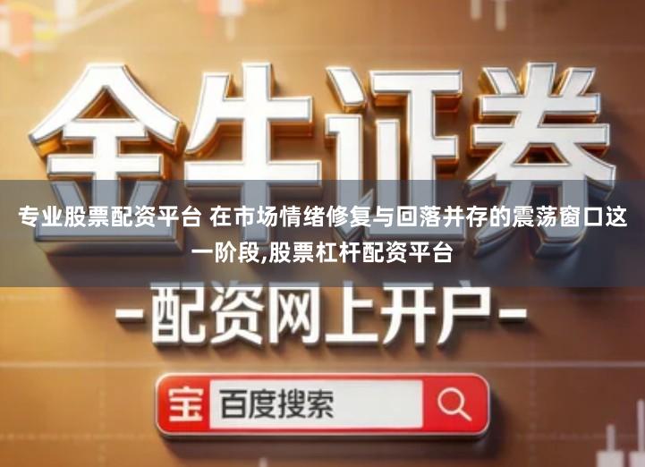 专业股票配资平台 在市场情绪修复与回落并存的震荡窗口这一阶段,股票杠杆配资平台